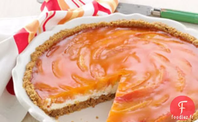 Pêches Ensoleillées et Tarte à la Crème
