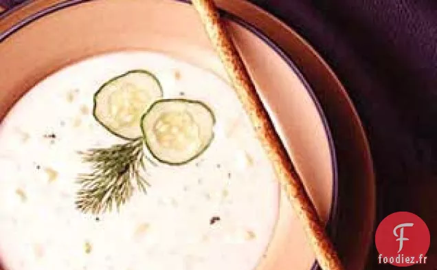 Soupe de Pommes de Terre au Concombre