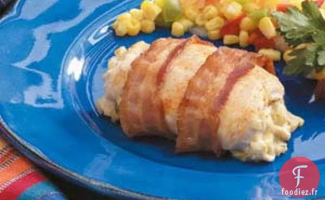 Poulet enveloppé de Bacon du Sud-Ouest