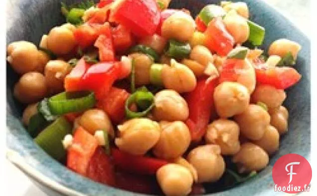 Salade de Pois Chiches au Cumin et Coriandre