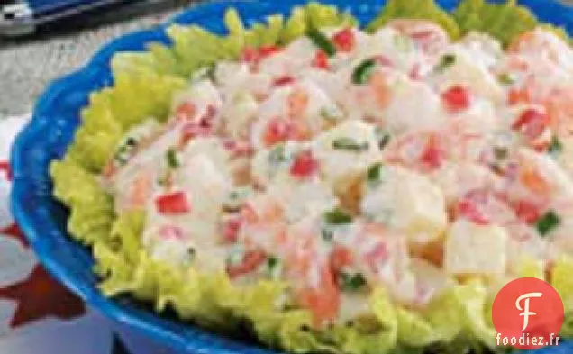Salade de Pommes de Terre aux Crevettes Cajun