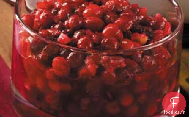 Relish à la Grenade et aux Canneberges