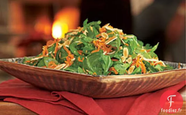 Salade De Roquette, Carotte Et Céleri-Rave Aux Amandes