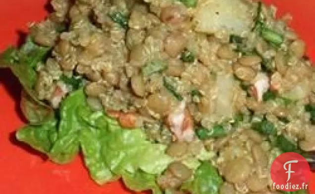 Salade De Lentilles Au Curry Fruité