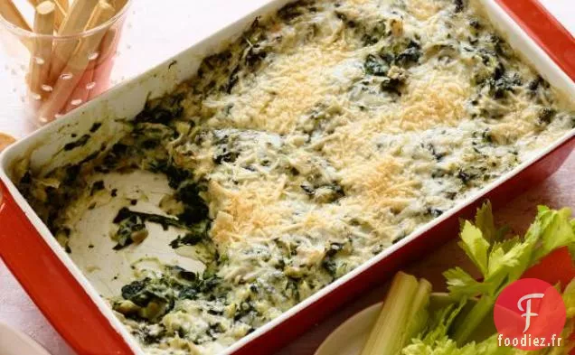 Trempette aux Artichauts et Épinards au Gorgonzola