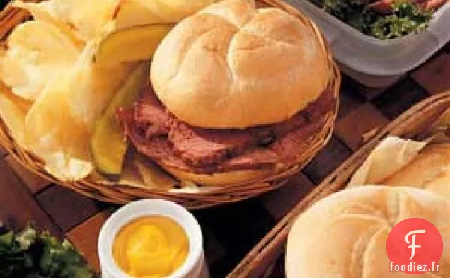 Sandwichs au Corned-Beef Glacé