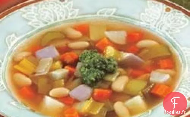 Soupe de Haricots aux Légumes d'hiver Swanson® au Pesto