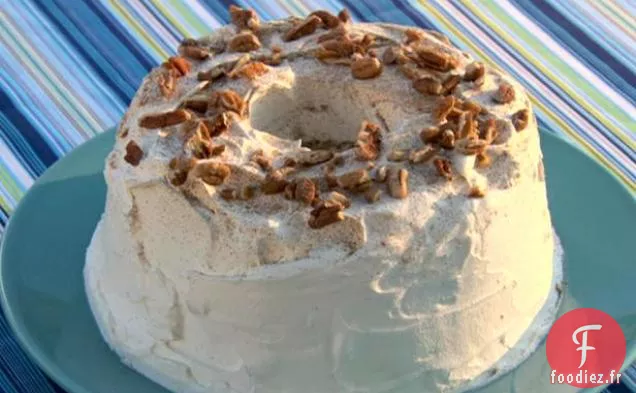 Gâteau Ange aux Noix de Pécan et à la Cannelle