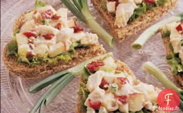 Sandwichs au Thé au Poulet au Curry