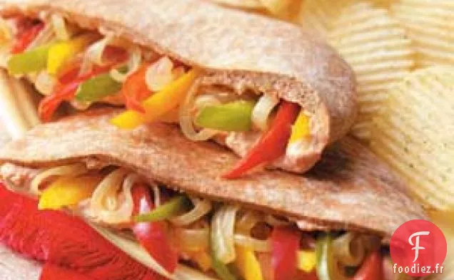Pitas aux Poivrons Doux