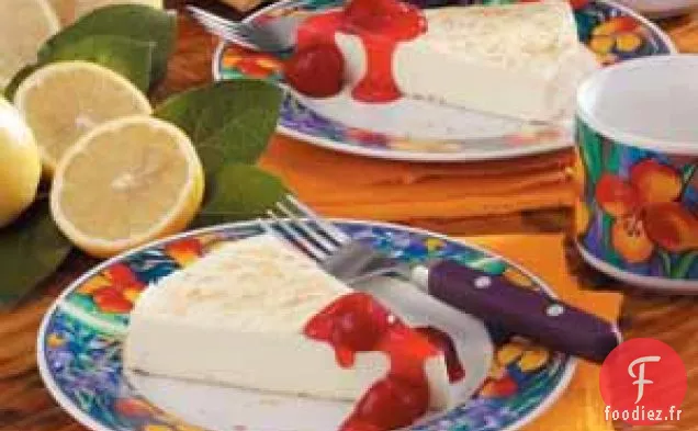 Gâteau au Fromage au Citron Sans Cuisson