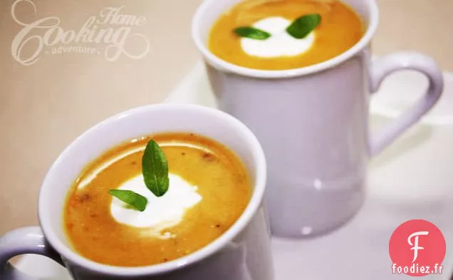 Soupe Crémeuse de Patates Douces