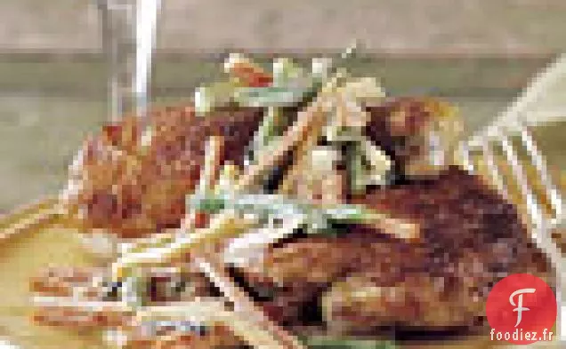 Poulet aux Truffes et Sauce au Champagne