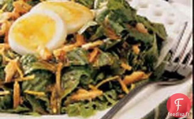 Salade avec Vinaigrette Miel-Moutarde