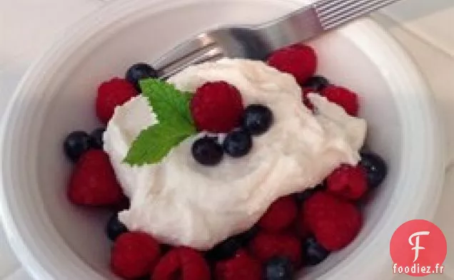 Baies à la Vanille Ricotta et Menthe