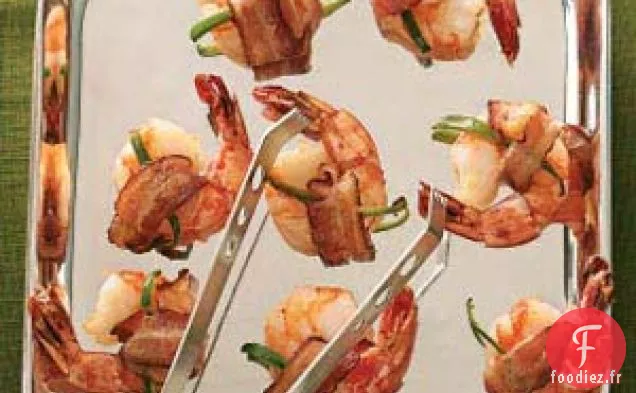 Crevettes Enrobées de Bacon