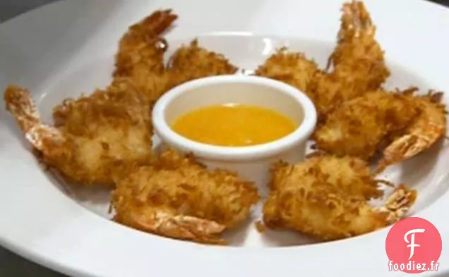 Crevettes à la Noix de Coco et Raifort à la Mangue