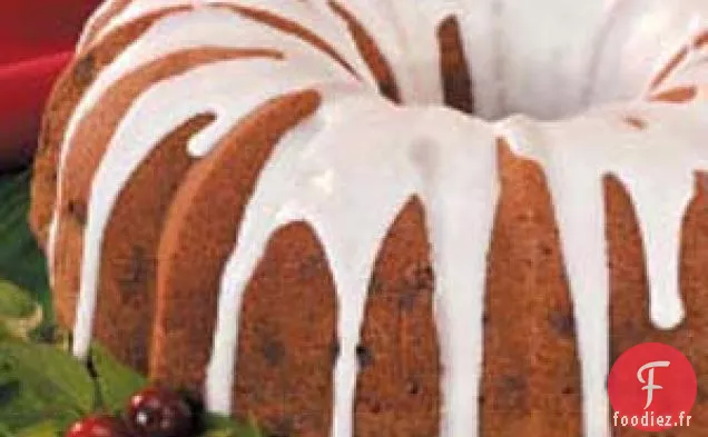 Gâteau Bundt aux Pommes et aux Raisins Secs