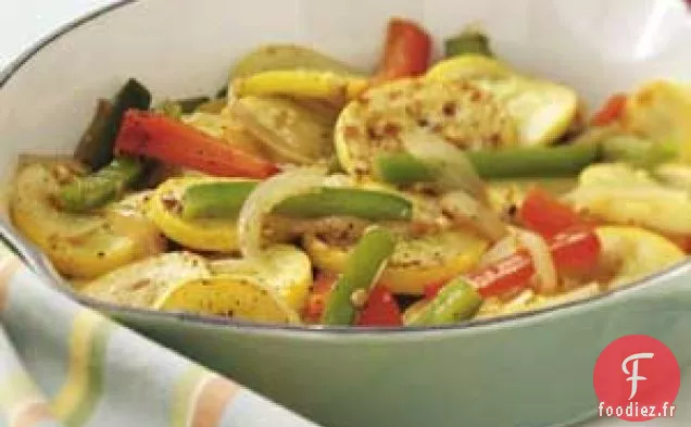 Courges Jaunes et Poivrons