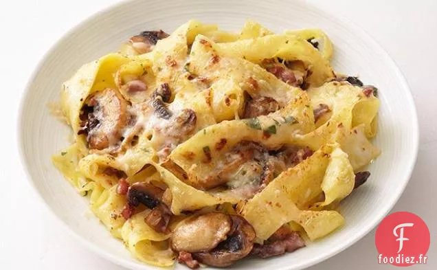 Pappardelle aux Champignons au Fromage