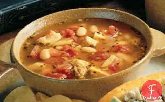 Soupe aux Haricots, Poulet et Saucisses