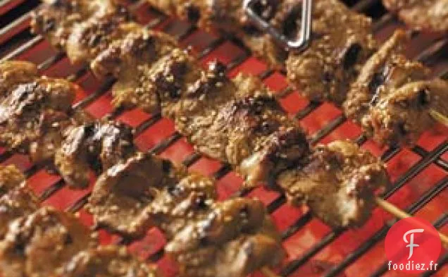 Brochettes de Porc au Sésame