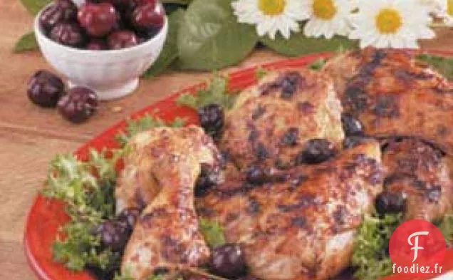 Poulet à la Sauce aux Cerises