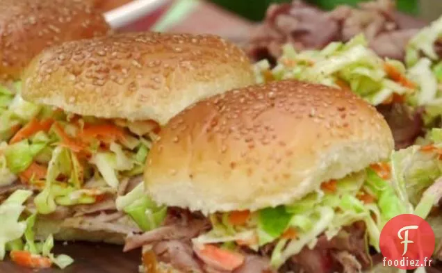 Sandwichs Aux Fesses de Porc Fumé