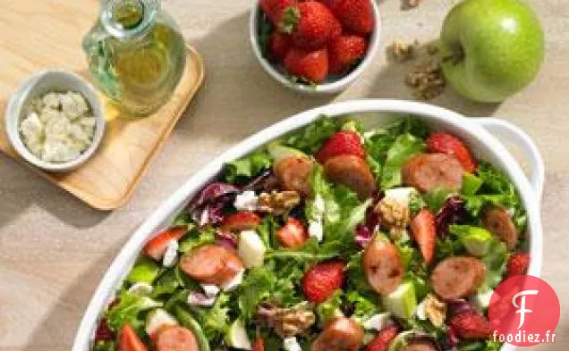Salade de Saucisses de Poulet aux Fraises et Pommes Johnsonville