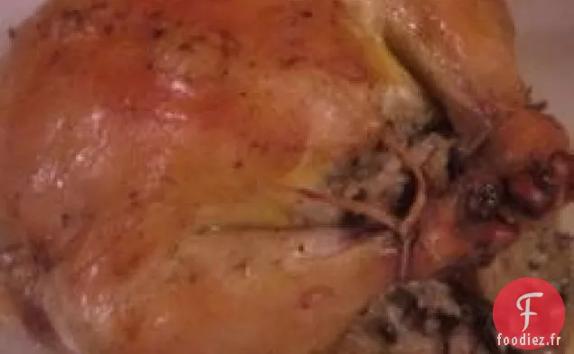 Poules de Gibier de Cornouailles Farcies de Riz