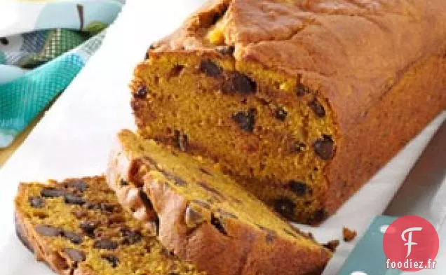 Pain à la Citrouille aux Pépites de Chocolat