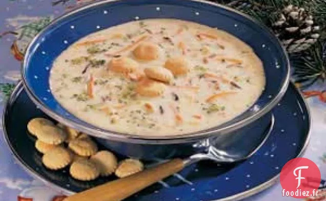 Soupe de Riz Sauvage Au Brocoli