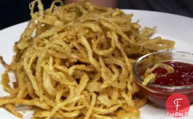 Rondelles D'Oignon Croustillantes, Ketchup Épicé