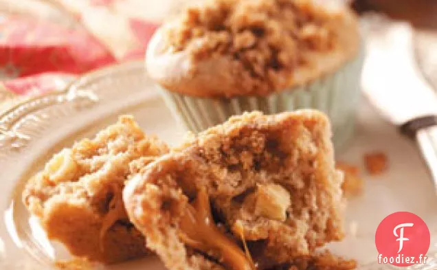 Muffins au Caramel et aux Pommes