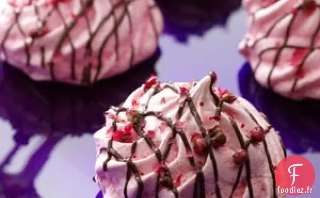 Meringues Framboise & Poivre Rose