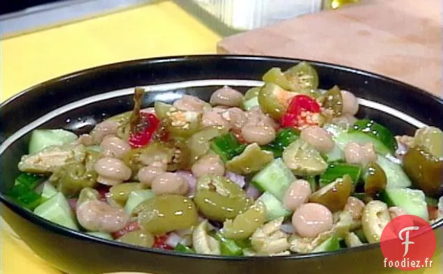 Salade de Légumes En Morceaux Sicilienne