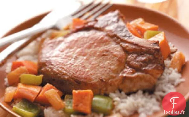 Poêlée de Porc Aux Patates Douces
