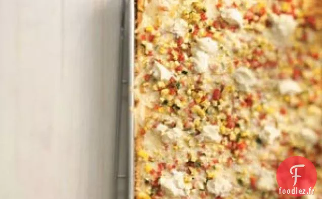 Pizza Végétarienne aux Trois Fromages