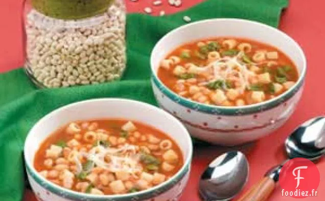 Soupe aux Épinards et aux Haricots