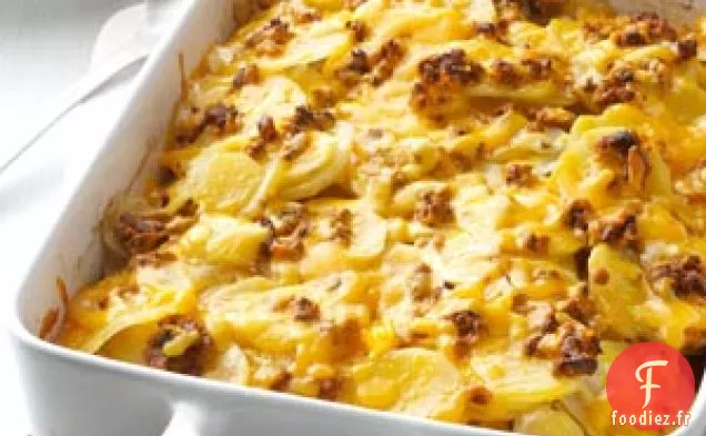 Pommes De Terre Festonnées Aux Tomates Séchées Au Soleil