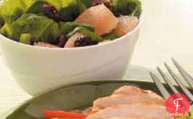 Salade d'Épinards au Pamplemousse