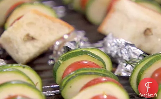 Brochettes de Légumes au Romarin