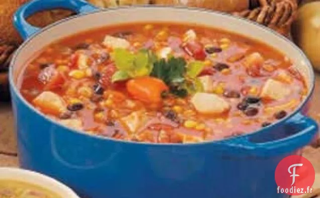 Soupe d'Orge au Poulet du Sud-Ouest