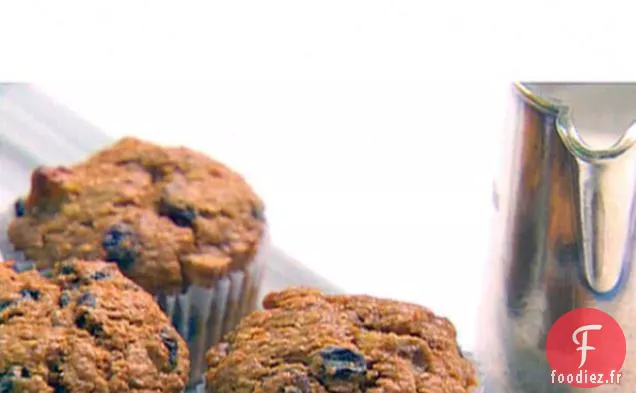 Muffins au Son de Banane en Morceaux