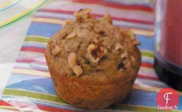 Muffins aux Bananes et aux Noix