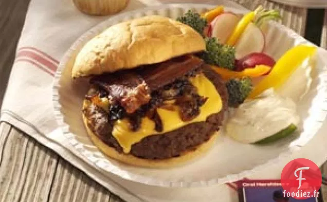 Burgers Oignons-Bacon Caramélisés