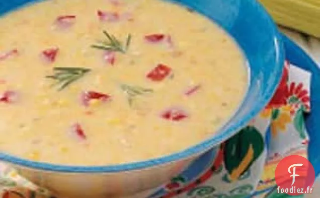 Soupe de Maïs au Romarin
