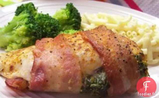 Poitrines de Poulet Farcies aux Épinards