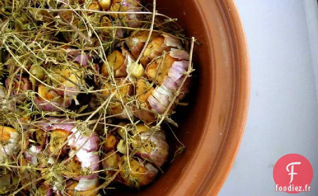 Ail Cuit Au Four Au Thym