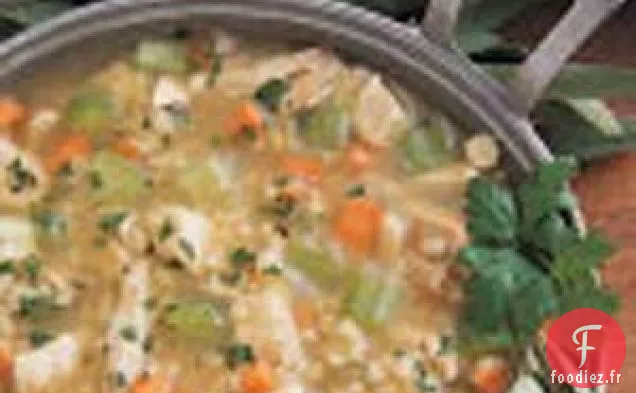 Soupe Copieuse Au Poulet Et à l'Orge